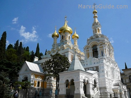 St. Alexander Nevskogo's temple in Yalta